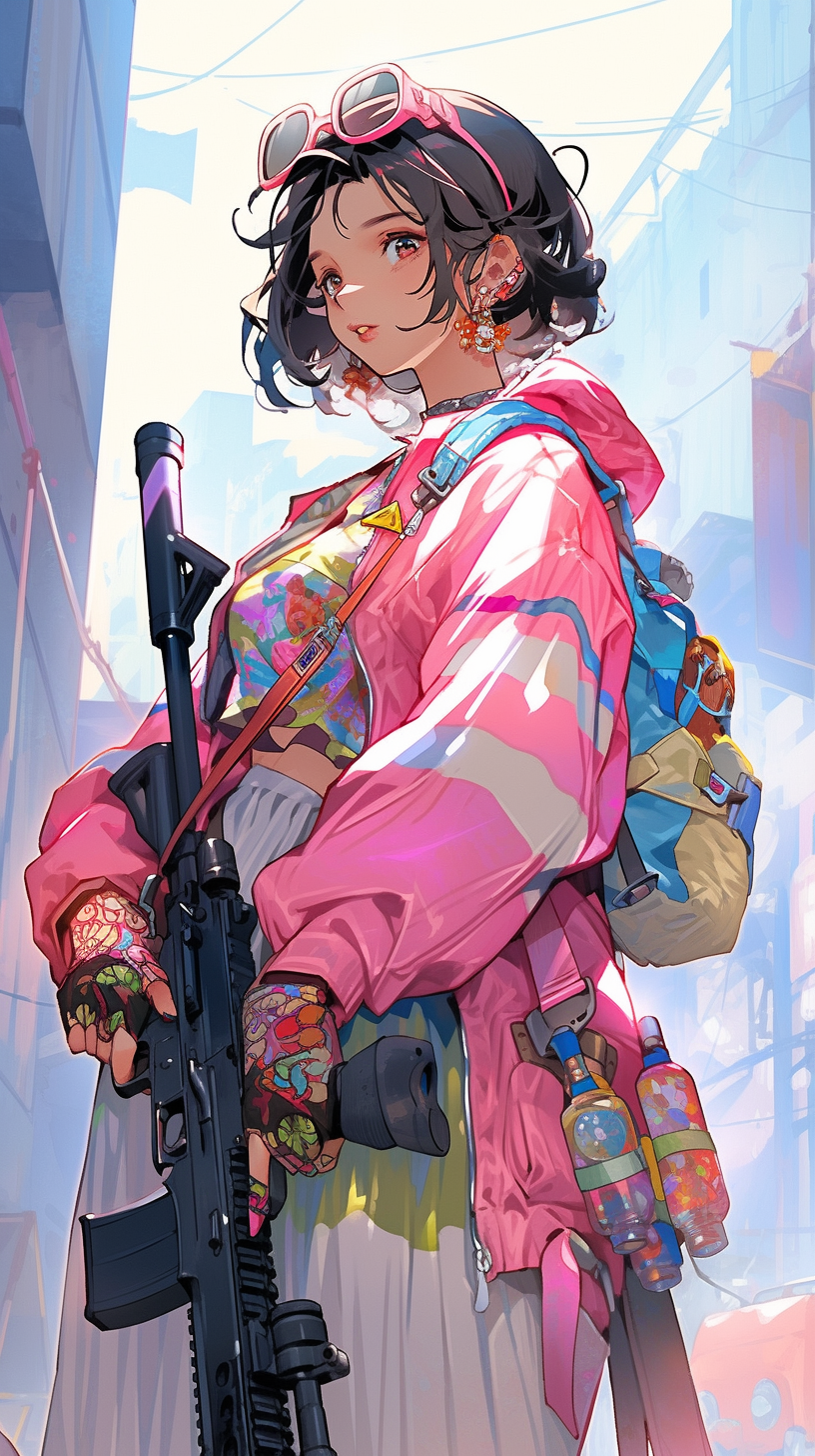 9-16-00000001-赛博霓虹枪手